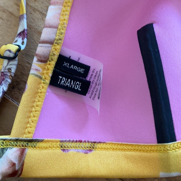 Triangl Swim yellow with bag - Picture 4 of 6